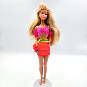 Vintage Teen Looks Swim Suit Jazzie Doll Barbie Cousin 1988 Mattel 3632 Read